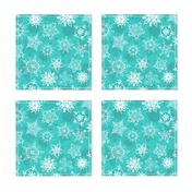 Elegant Holiday Snowflakes-Icy Blue