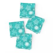 Elegant Holiday Snowflakes-Icy Blue