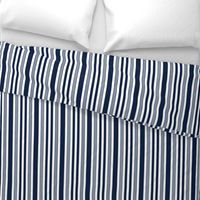 Navy + white nautical multistripe by Su_G_©SuSchaefer