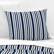 Navy + white nautical multistripe by Su_G_©SuSchaefer