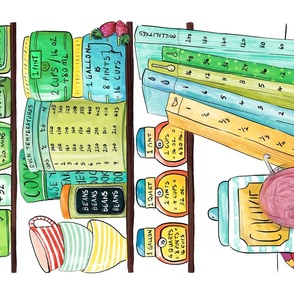 Kitchen Measurements Chart for Green Lovers