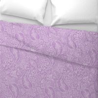 Paisley White on Purple