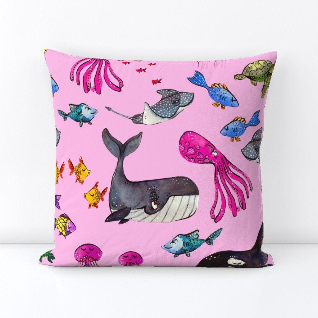 Ocean Pals - Pink Version - Large Scale