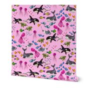 Ocean Pals - Pink Version - Large Scale
