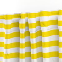 Yellow One Inch Horizontal Stripe