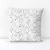 MARBLE GOLD HEXAGON gold hex tile