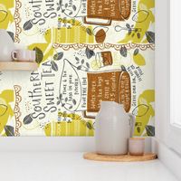 Southern Sweet Tea Recipe Tea Towel