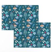 Jane Austen sewing and favourite things , dark teal