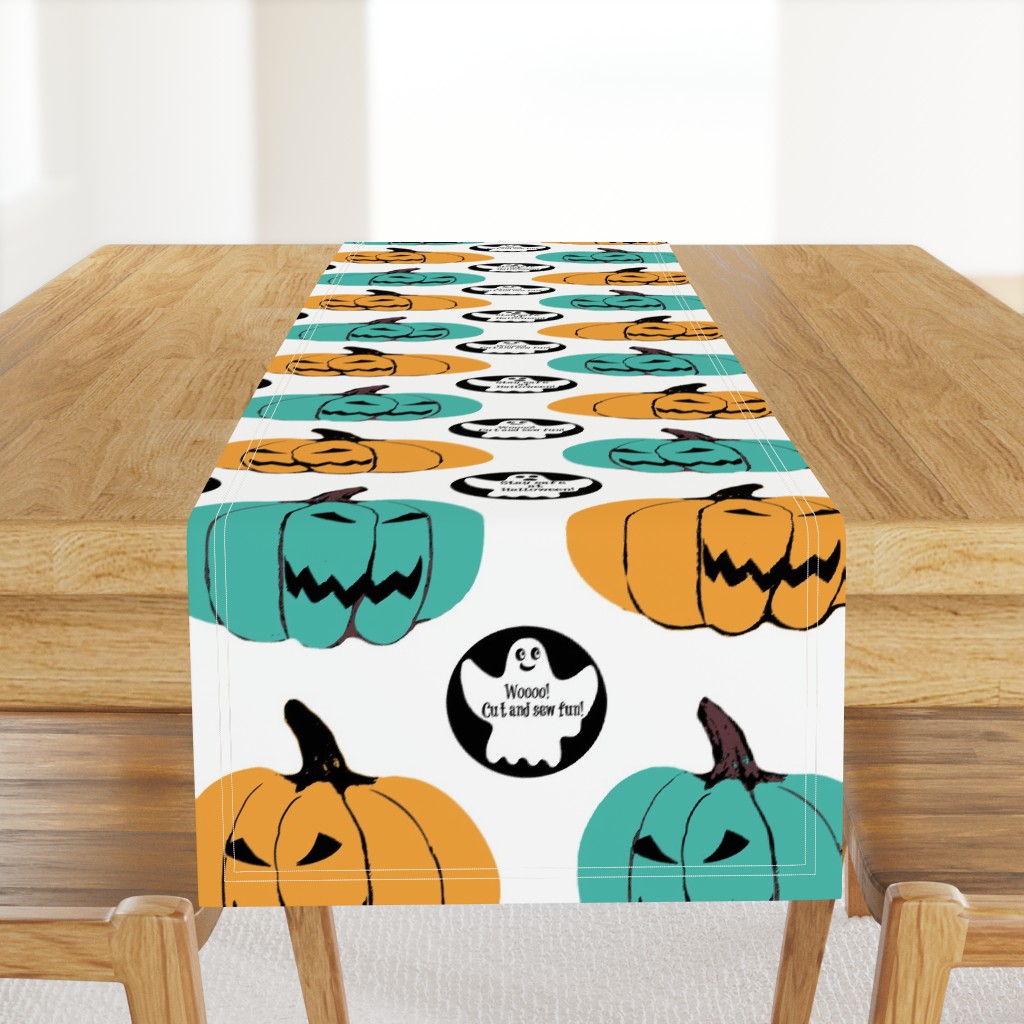 Teal Pumpkin Halloween Cut & sew #tealpumpkinproject decorations, Halloween // Teal Pumpkin Project Awareness