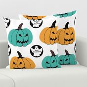 Teal Pumpkin Halloween Cut & sew #tealpumpkinproject decorations, Halloween // Teal Pumpkin Project Awareness