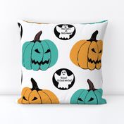 Teal Pumpkin Halloween Cut & sew #tealpumpkinproject decorations, Halloween // Teal Pumpkin Project Awareness