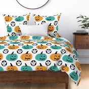 Teal Pumpkin Halloween Cut & sew #tealpumpkinproject decorations, Halloween // Teal Pumpkin Project Awareness