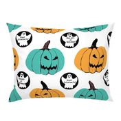 Teal Pumpkin Halloween Cut & sew #tealpumpkinproject decorations, Halloween // Teal Pumpkin Project Awareness