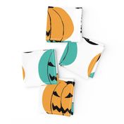 Teal Pumpkin Halloween Cut & sew #tealpumpkinproject decorations, Halloween // Teal Pumpkin Project Awareness