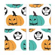 Teal Pumpkin Halloween Cut & sew #tealpumpkinproject decorations, Halloween // Teal Pumpkin Project Awareness