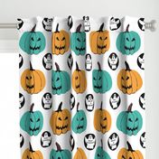 Teal Pumpkin Halloween Cut & sew #tealpumpkinproject decorations, Halloween // Teal Pumpkin Project Awareness