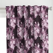 Dark Red Wine Floral