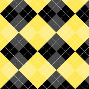 Argyle Yellow Diamond Pattern