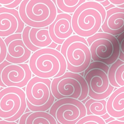 pink sweet rolls