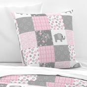 pink elephant quilt