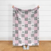pink elephant quilt