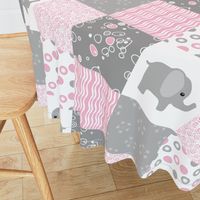 pink elephant quilt