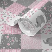 pink elephant quilt