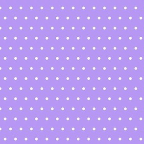 Small Spots White on Light Purple