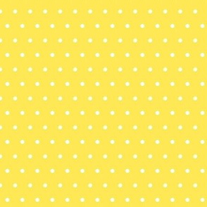 Small Spots White on Bright Yellow