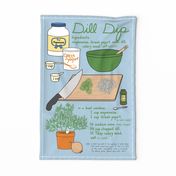 recipe tea towel dill dip