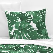 EXTRA LARGE PRINT - monstera cheese plant painted tropical palms botanical tropical palm springs trendy plants cactus succulents plants - EXTRA LARGE PRINT