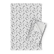 Bone Yard - Pet Dog Bones White Black and Grey Small