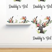 27"x36" Daddy's Girl / 2 to 1 yard of Minky