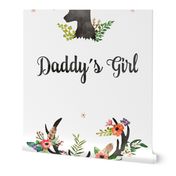 27"x36" Daddy's Girl / 2 to 1 yard of Minky