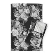 Black and Gray Large floral