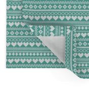 Fair Isle Turquoise