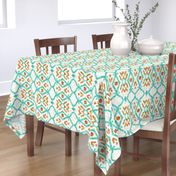 Southwest batik, teal, medium