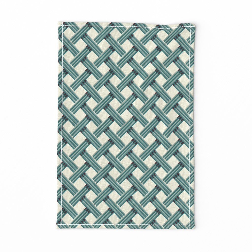 Rattan Trellis_lt teal_cream