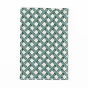 Rattan Trellis_lt teal_cream