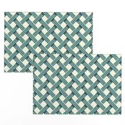 Rattan Trellis_lt teal_cream