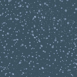 Snowflakes Background Dark Blue