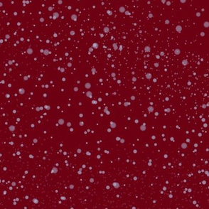Snowflakes Background Red