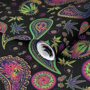 420 Hiphop Paisley Neon