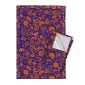 420 Hiphop Paisley Orange Blue