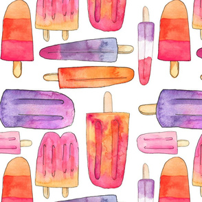 Summmer Popsicle Pattern - Large Scale