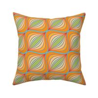 Curve Pattern Tangerine by ArtfulFreddy 