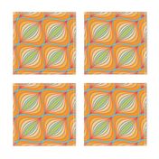 Curve Pattern Tangerine by ArtfulFreddy 