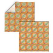 Curve Pattern Tangerine by ArtfulFreddy 