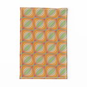 Curve Pattern Tangerine by ArtfulFreddy 