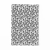 darling floral - black white small scale